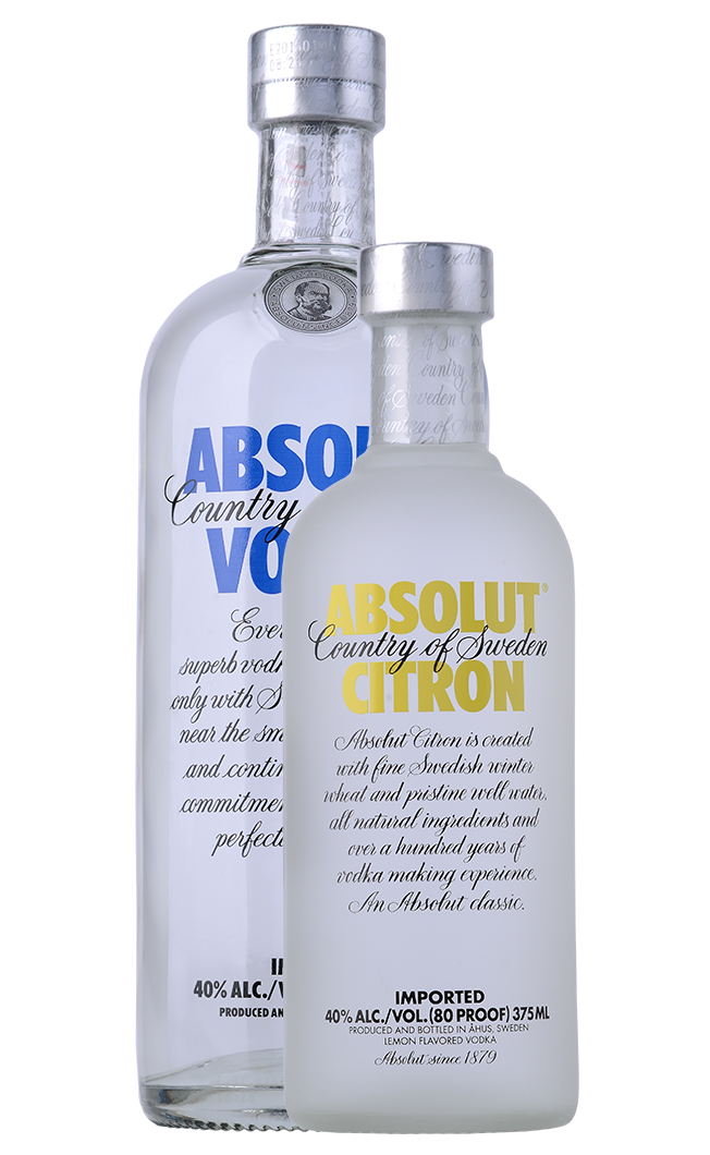 Buy Absolut Blue Vodka Twin Pack 2 x 1L & Free Absolut Citron Vodka 37.5cl  in Ras Al Khaimah, UAE
